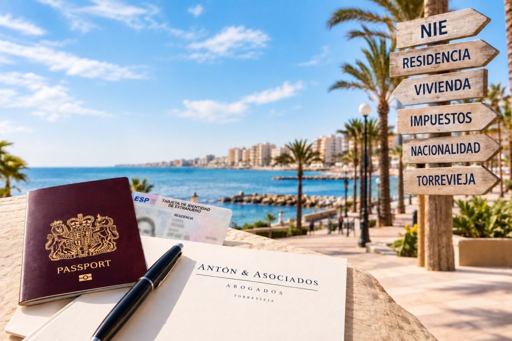 imagen que alude a la residencia en España tras el Brexit