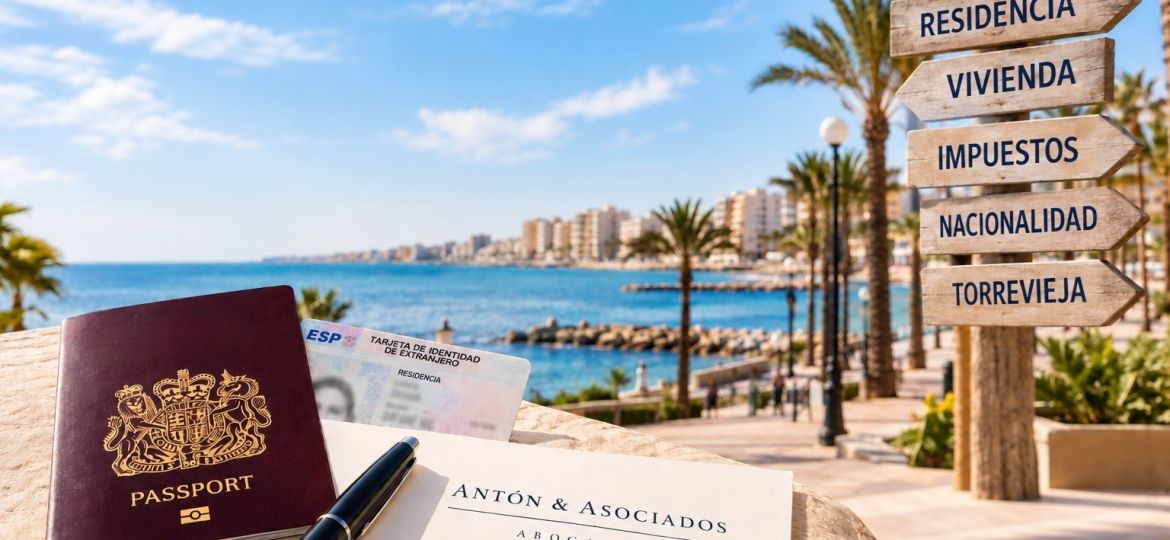 imagen que alude a la residencia en España tras el Brexit