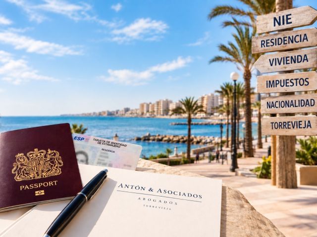 imagen que alude a la residencia en España tras el Brexit